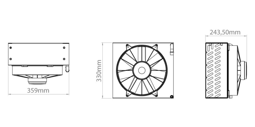 Encombrement ALIZE 11 et 11+