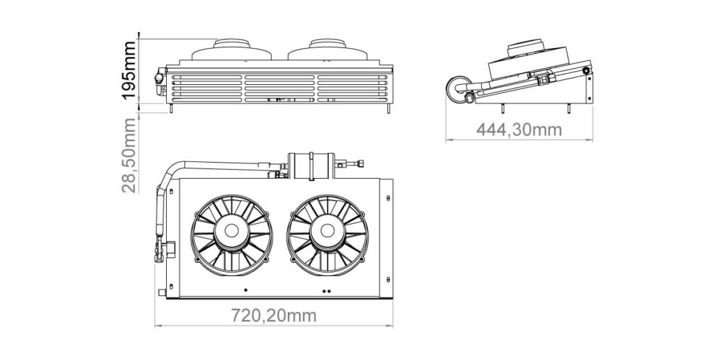 Encombrement ALIZE Slimline